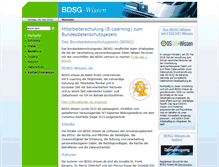 Tablet Screenshot of bdsg-wissen.de